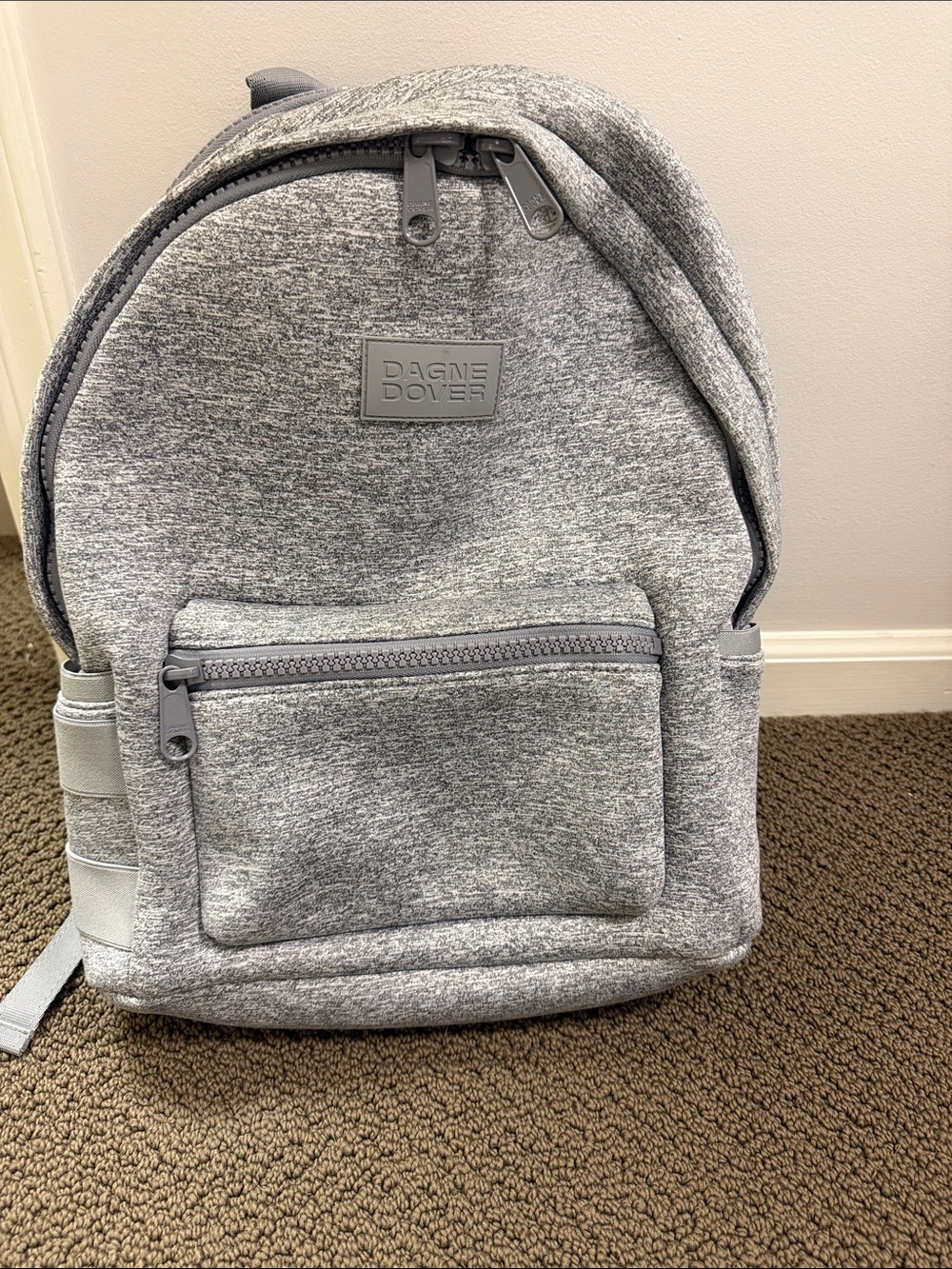 Dagne Dover Light Grey Backpack - Compact Everyday Pack